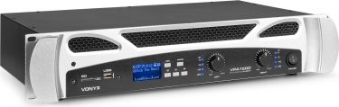 VPA1500 PA Amplifier 2x 750W Media Player with BT