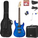 GigKit Electric Guitar Pack Quilted Style Dark Blue