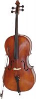 Strengeinstrumenter, Dimavery Cello 4/4 with soft-bag