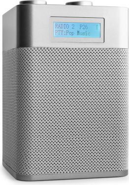 DAB Radio, transportabel og smart design! Indbygget genopladligt batteri /DAB+/FM/MP3/USB/Bluetooth