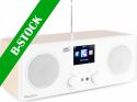 DAB Radio / Internet Radio, Bari WIFI Internet Stereo Radio with DAB+ White "B-STOCK"