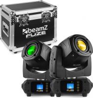 Fuze75S Spot 75W LED Moving Head Sæt 2 Stykker i Flightcase