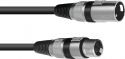 XLR - XLR, Omnitronic XLR cable 3pin 10m bk