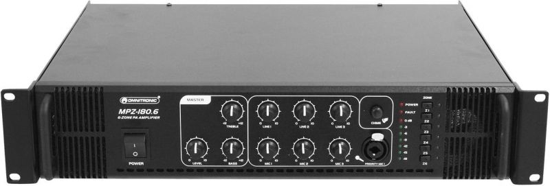 Omnitronic MPZ-180.6 PA Mixing Amplifier