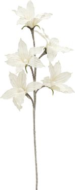 Europalms Clematis Branch (EVA), artificial, white