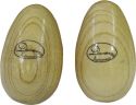 Percussion, Dimavery Egg shaker wood 2x