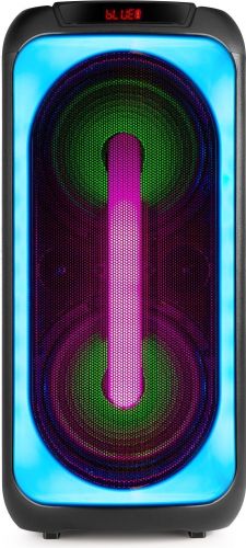 Transportabel Festhøjttaler BoomBox 500 /  Bluetooth, Batteri, 240 Watt / Flot LED LYSSHOW!