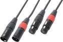 XLR - XLR, CX60-3 Cable 2xXLR Male-2xXLR Female 3.0m