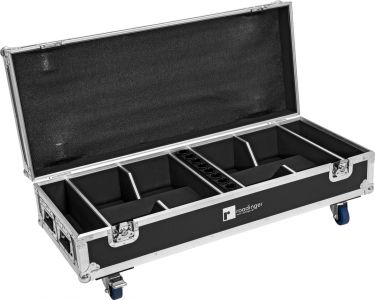 Roadinger Flightcase 8x AKKU IP UP-4 QuickDMX with charging function