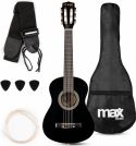 SoloArt Junior 1/4 Classic Guitar Pack Black