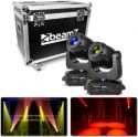 BeamZ professional IGNITE180 Spot LED Moving Head 2 stk. i Flightcase