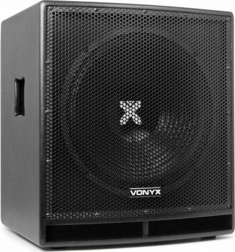 VONYX  SWP15 aktiv subwoofer 15" / 800W - ekstra kraftig bas og meget robust design