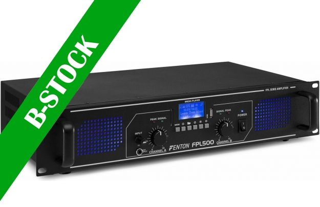 FPL500 Digital Amplifier blue LED + EQ "B-STOCK"