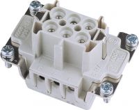 ILME Socket Insert 6-pin 16A, Screw Terminal