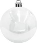 Europalms Deco Ball 10cm, white 4x