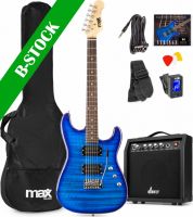 GigKit Electric Guitar Pack Quilted Style Dark Blue "B STOCK"