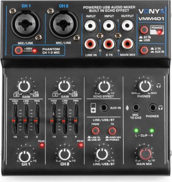 VMM401 4-kanals mixer med USB audio interface