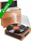 RP170L Record Player with Record Storage Case Wood "B STOCK"