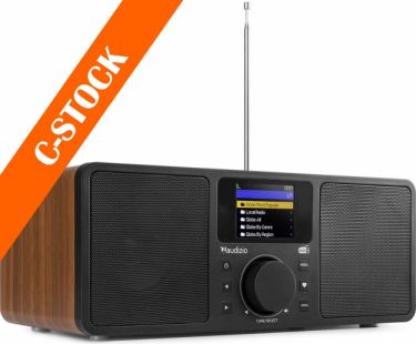 Rome WIFI Internet Stereo DAB+ Radio Wood "C-STOCK"