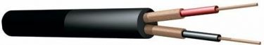 RX52 DMX Cable HQ 2 x 0.22MM² (4MM) Black 100m