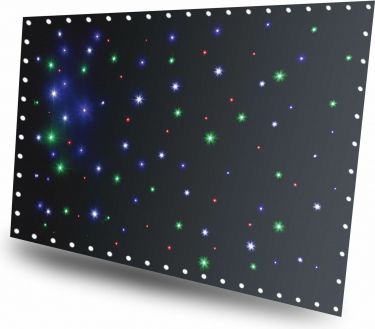 SPW96 SparkleWall LED96 RGBW 3x 2m med kontroller